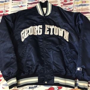 Men’s Size XL Vintage Georgetown Starter Jacket